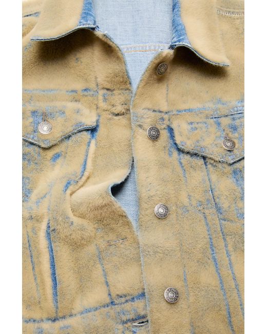 Acne Natural Textured Denim Jacket