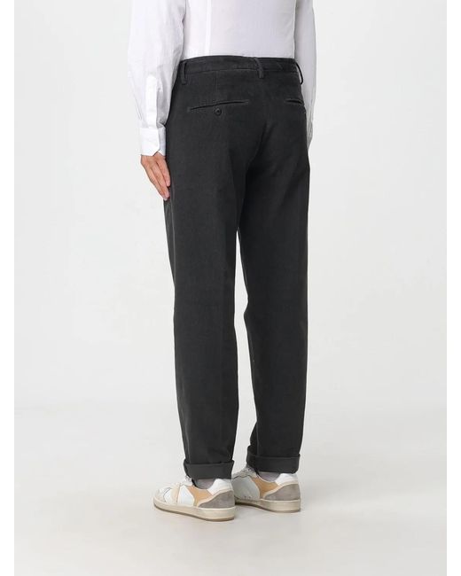 Dondup Black Gaubert Corduroy Trousers for men