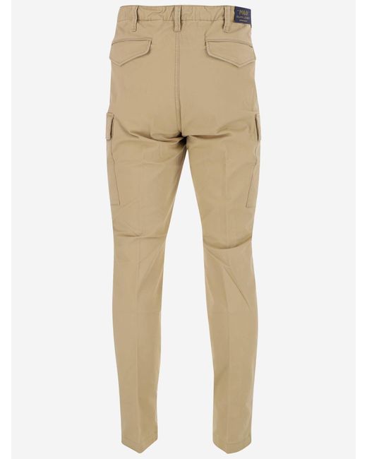 Polo Ralph Lauren Natural Drawstring-Waist Trousers for men