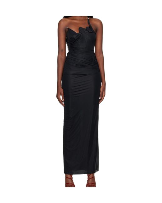 Christopher Esber Black Venus Maxi Dress