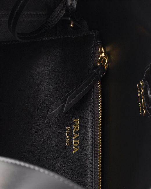 Prada Black Boogie Medium Leather Bag