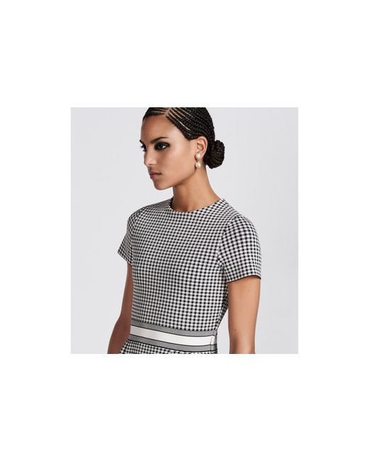Dior Gray Short Flared Dress