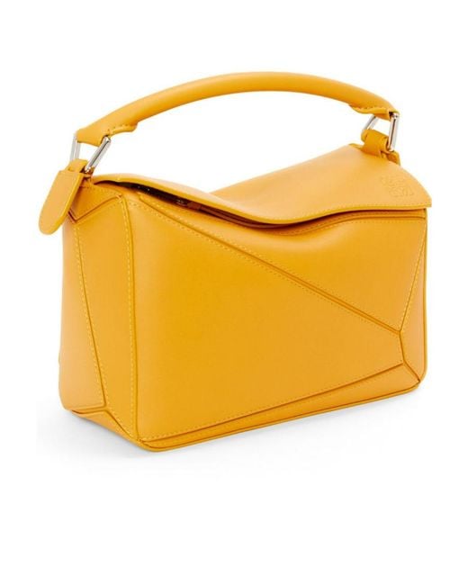 Loewe Metallic Small Puzzle Bag