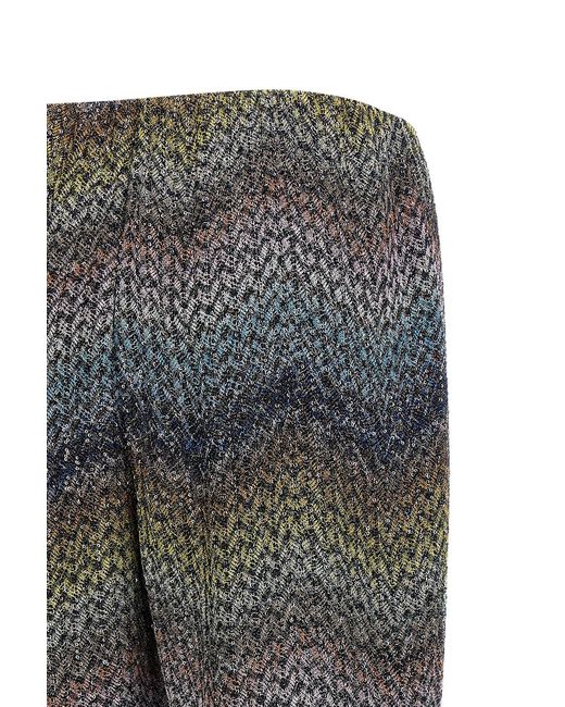 Missoni Gray Lam Viscose Pants