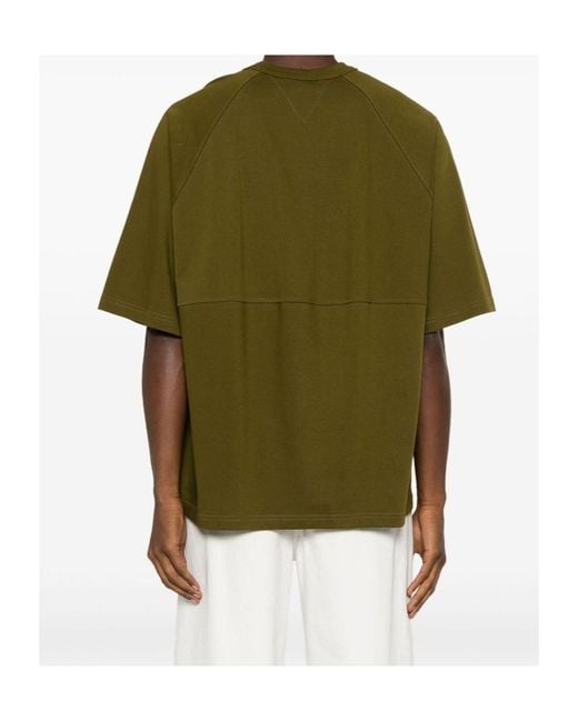 Bottega Veneta Green Open-Necked Shirt for men