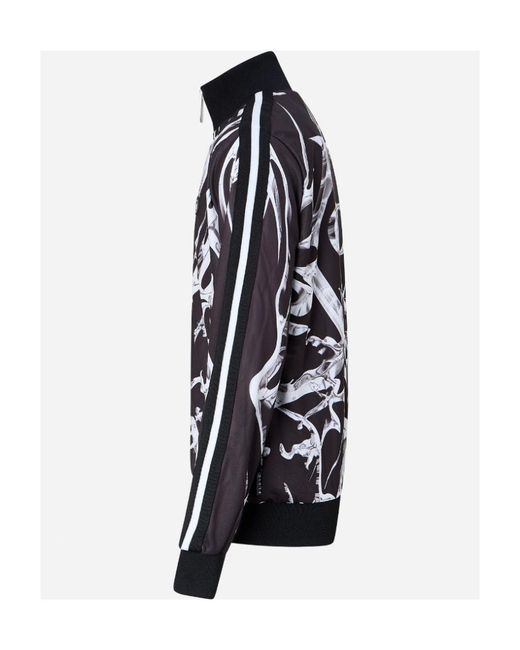 Philipp Plein Black Long-Sleeved Casual Jacket for men