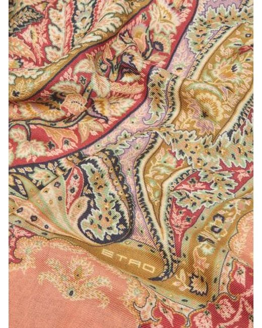 Etro Natural Pattern Scarf