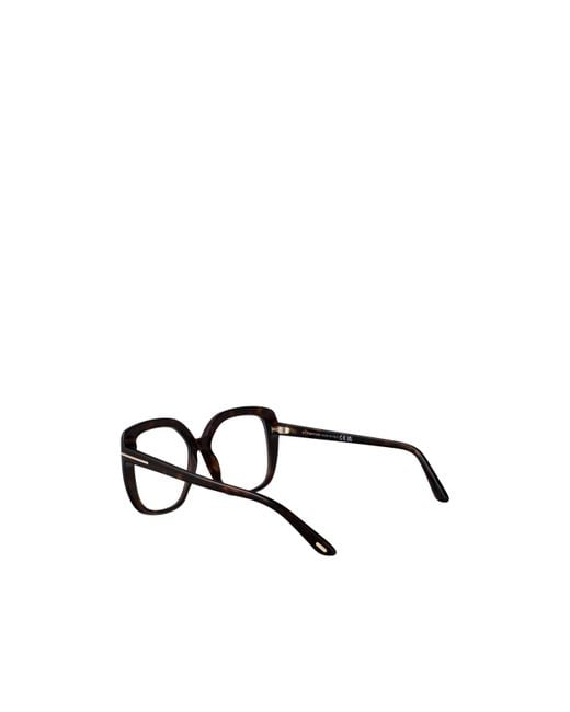 Tom Ford White Eyewear Square Frame Glasses