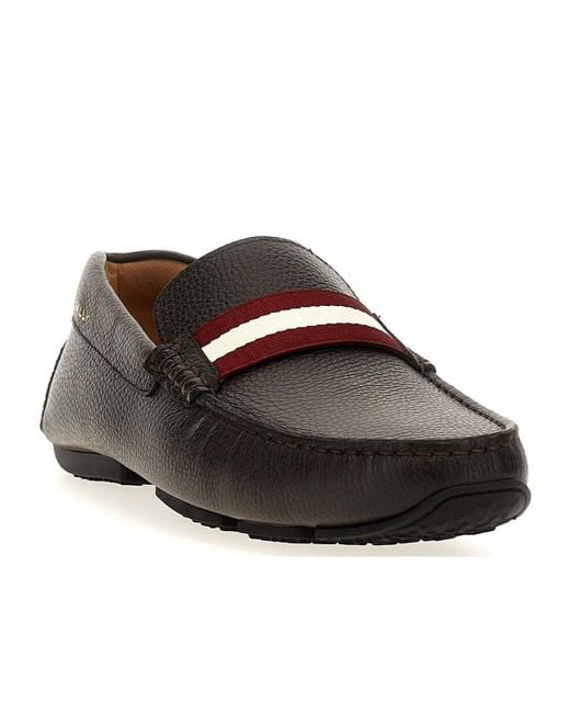 Bally Black Round-Head Casual Shoes for men