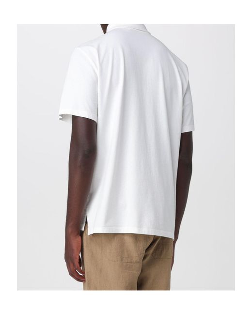 Barena White Pocket Polo Shirt for men