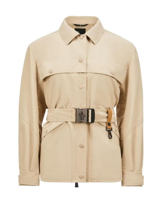Moncler Natural Kaeng Belted Field Jacket