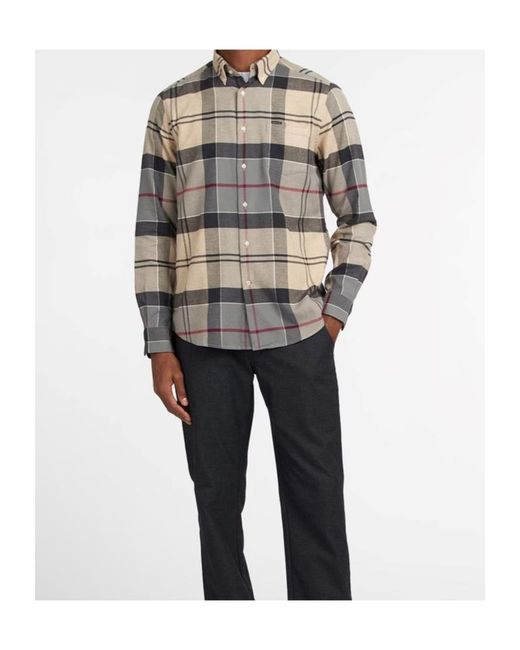 Barbour Gray Edderton Shirt for men