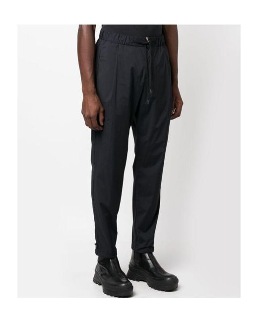 Herno Blue Drawstring Casual Pants for men