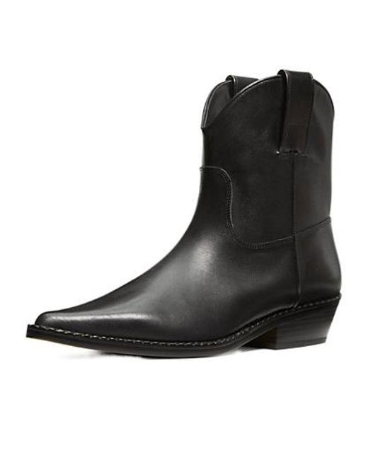 MICHAEL Michael Kors Black Cowboy Boots