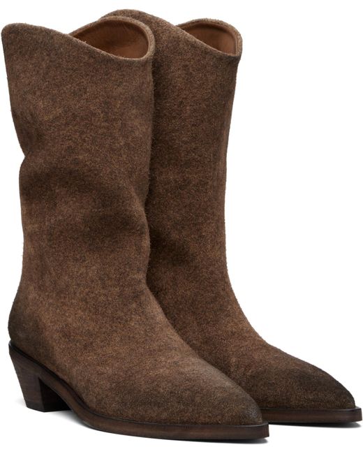 Marsèll Brown Stuzzichello Ankle Boots
