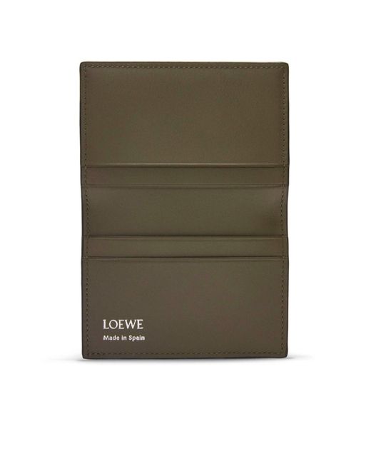 Loewe Black Slim Bifold Cardholder for men