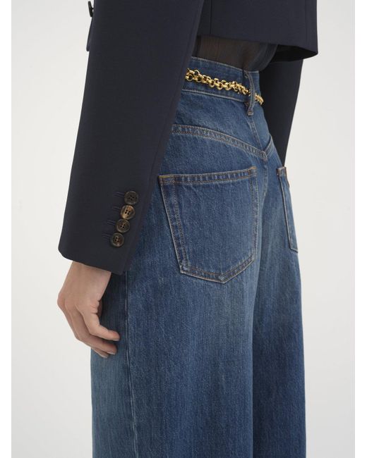 Chloé Blue Chloé Cropped Spencer Jacket