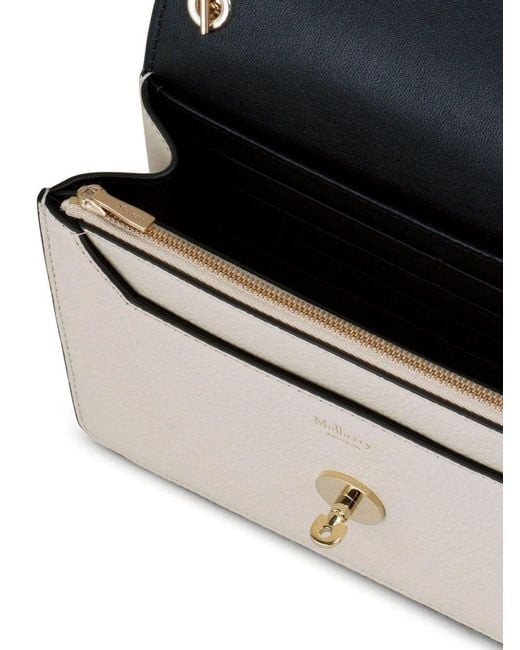 Mulberry Natural Small Darley Chain Linked Shoulder Bag