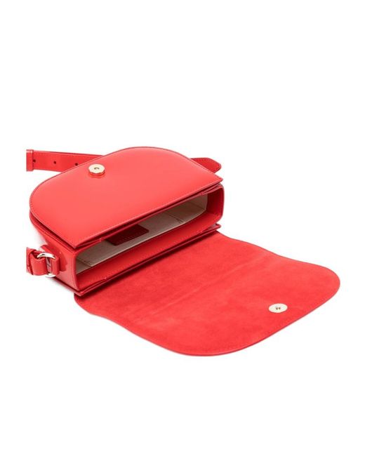 A.P.C. Red Small Leather Mini Bag