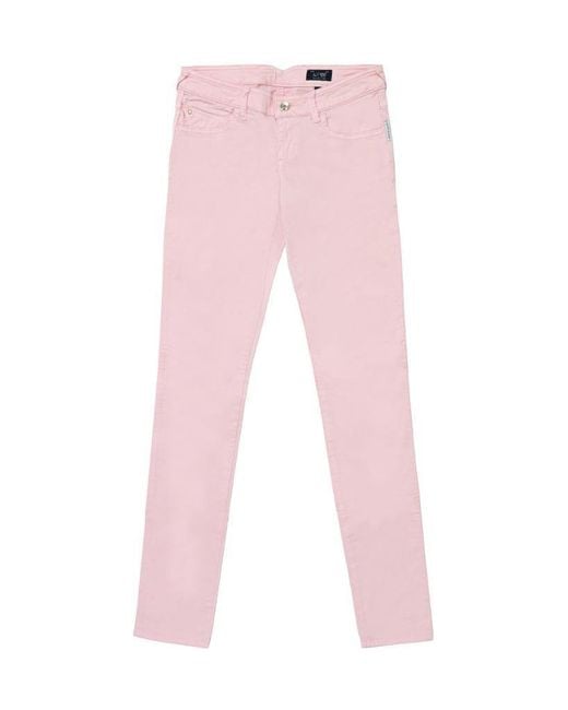 Armani Jeans Pink Belt-Loop Jeans
