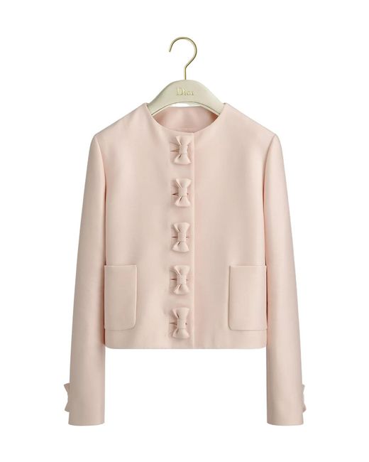 Dior Pink Cropped Jacket