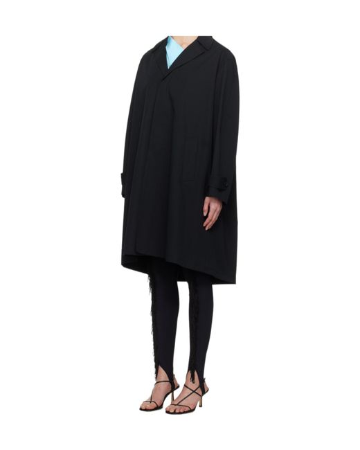 MM6 by Maison Martin Margiela Blue Twill Trench Coat for men