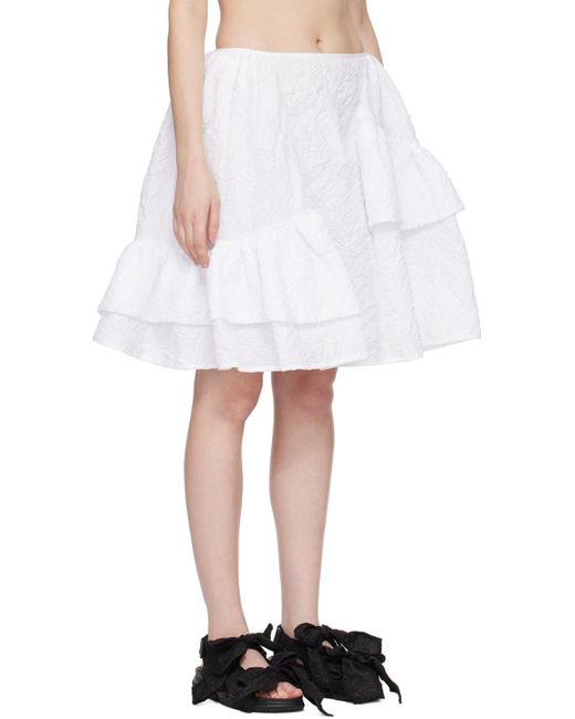 CECILIE BAHNSEN White Vanilla Skirt
