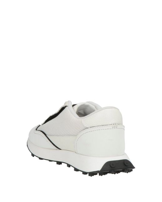 DIESEL White Low-Top Sneakers