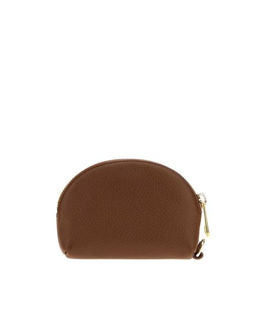 A.P.C. Brown Neige Zip-Around Wallet