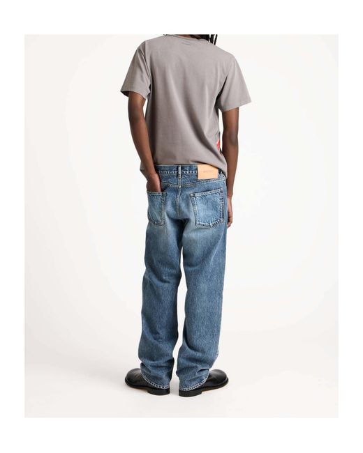 J.W. Anderson Blue Jw Anderson Straight Leg Jeans for men