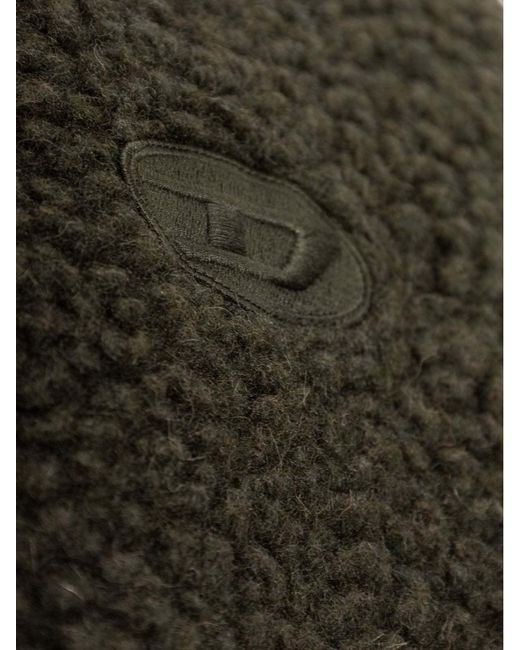 DIESEL Green Long-Sleeve Jacket for men