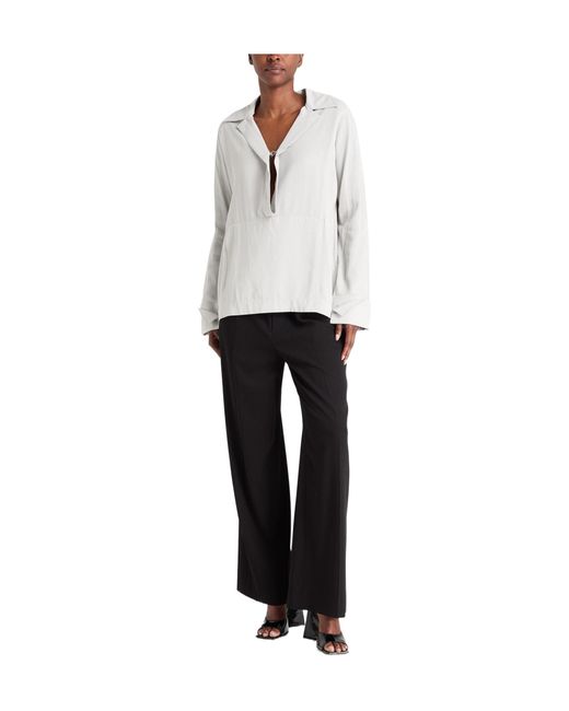 Jacquemus White Solid Color Tops
