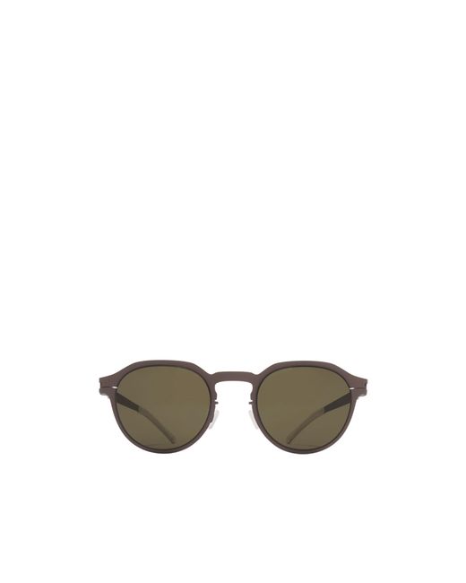 Mykita Metallic Round-Framed Sunglasses