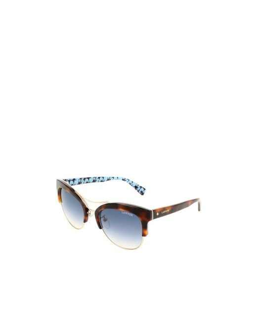 Lanvin White Logo Sunglasses