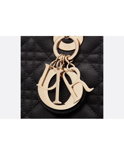 Dior Black Medium Lady Bag