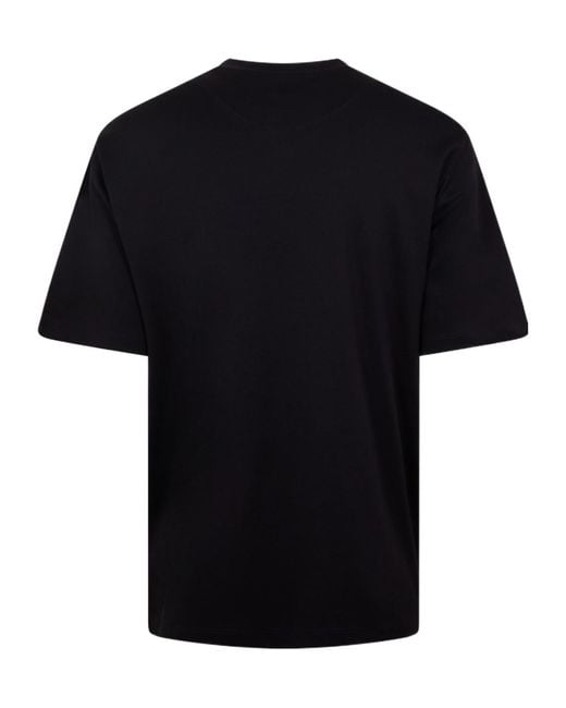 Prada Black Interlock Logo T-Shirt for men