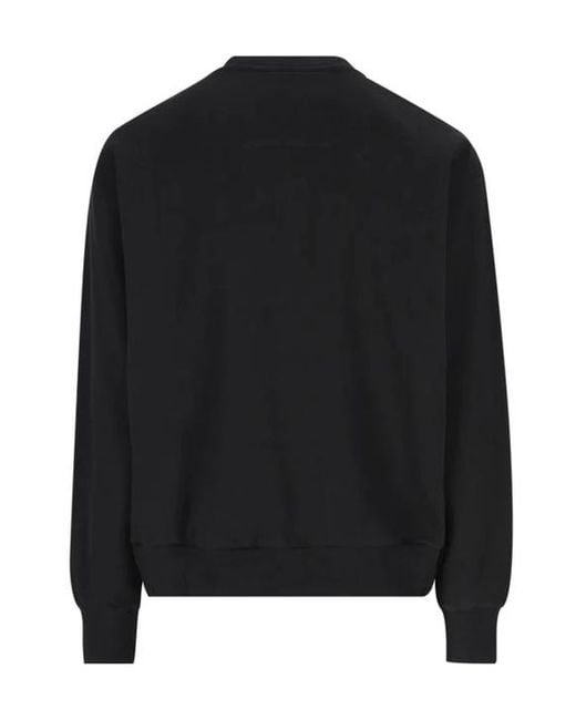 Givenchy Black Logo Detailed Crewneck Sweatshirt for men
