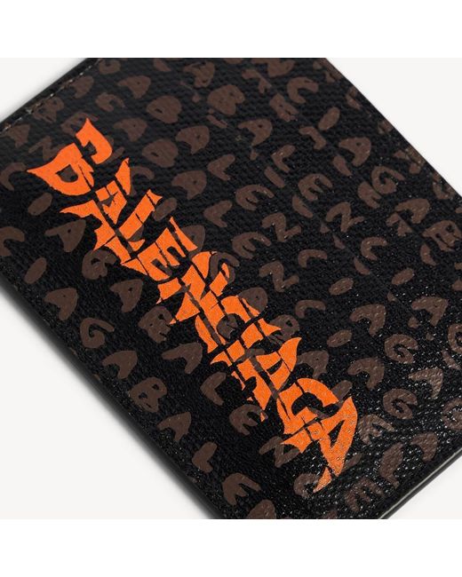 Balenciaga Black Select Card Holder for men