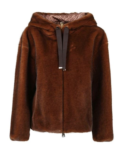 Herno Brown Short Fur