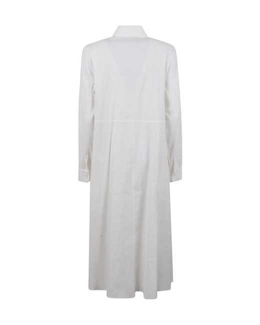 Fabiana Filippi Gray Long Sleeve Dress