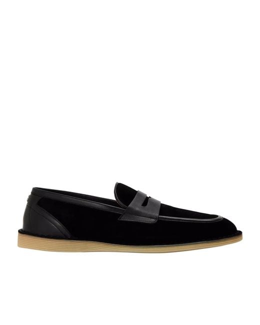 Dolce & Gabbana Black Dorada Loafers for men