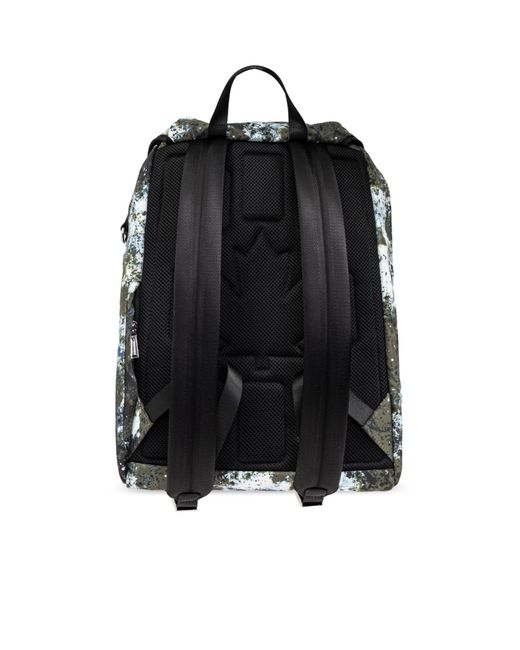 DSquared² Gray Sprayed Effect Backpack for men