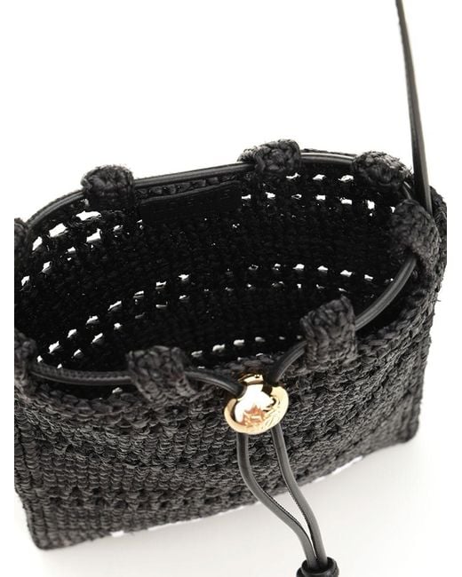 Loewe White Logo-Embroidered Drawstring Pocket
