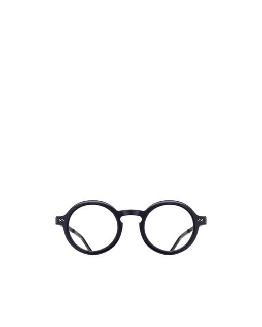 Matsuda White Round-Frame Glasses for men