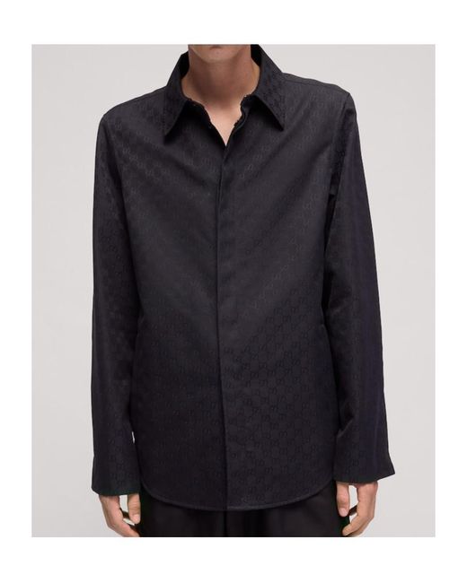 Gucci Black Gg Shirt for men