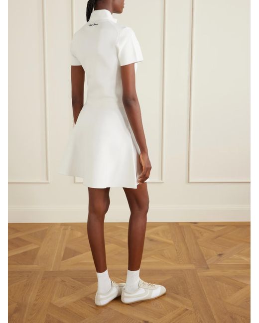 Polo Ralph Lauren White Short-Sleeved Mini Dress