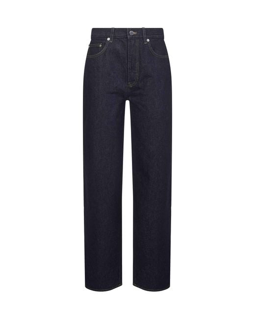 Loulou de Saison Blue Straight-Leg Jeans