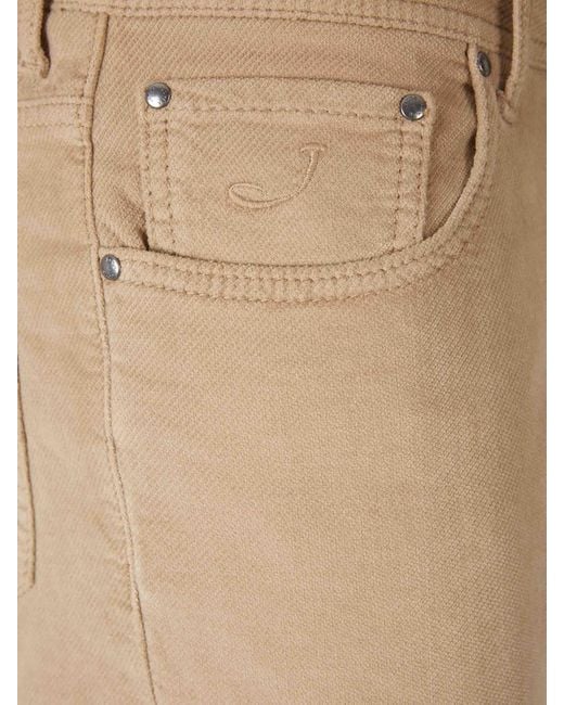 Jacob Cohen Natural Belt Loop Casual Pants for men