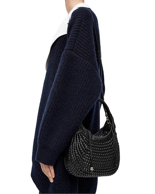 Loewe White Diamond Hobo Bag