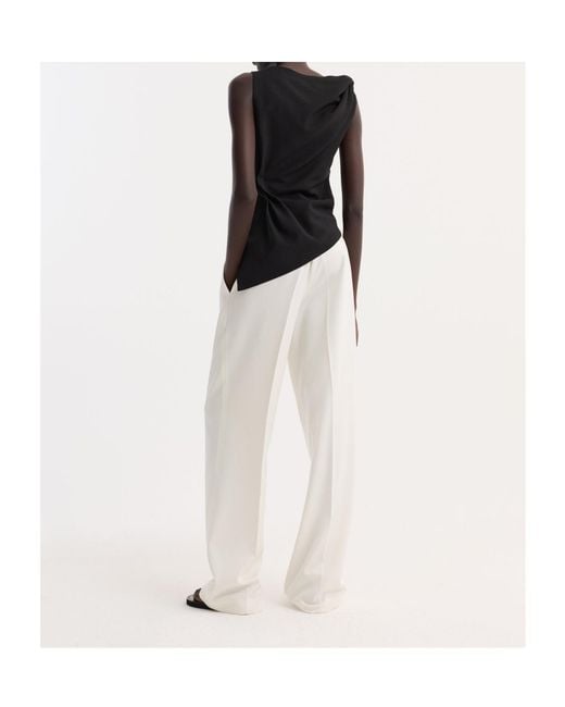 Rohe Black Asymmetrical T-Shirt